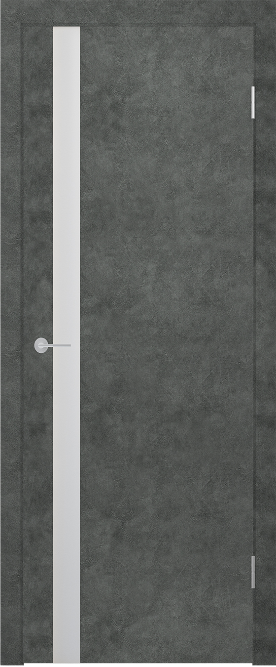 ST12 ДО зеркало матовое 800*2000 Бетон темный