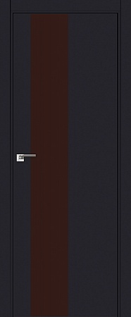 5E (ABS) коричневый лак 800*2000 Черный матовый кромка в цвет