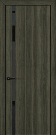 Квалитет К1 Black Classic 800*2000 Дуб темный ALU Черная зпп Eclipse 2.0 под 2 петли зпз 196