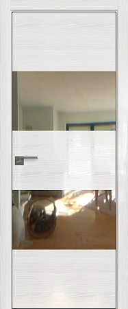 10STK зеркало 800*2000 Pine white glossy хром черная с 4-х сторон