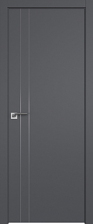 42SMK 800*2000 Серый матовый кромка ABS в цвет