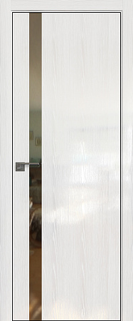 6STK зеркало 800*2000 Pine white glossy хром черная с 4-х сторон