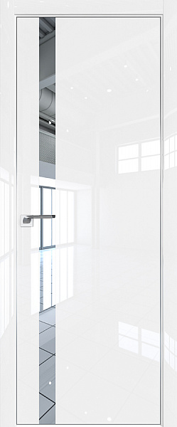 6LK зеркало 800*2000 Белый люкс матовая с 4-х сторон