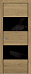 10ZN черный лак 800*2000 Дуб салинас светлый Black Edition с 4-х сторон Eclipse 190