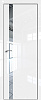 6LK зеркало 800*2000 Белый люкс хром черная с 4-х сторон