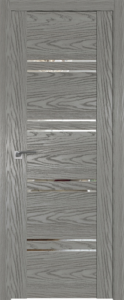 2.80N прозрачное 800*2000 Дуб Скай Деним